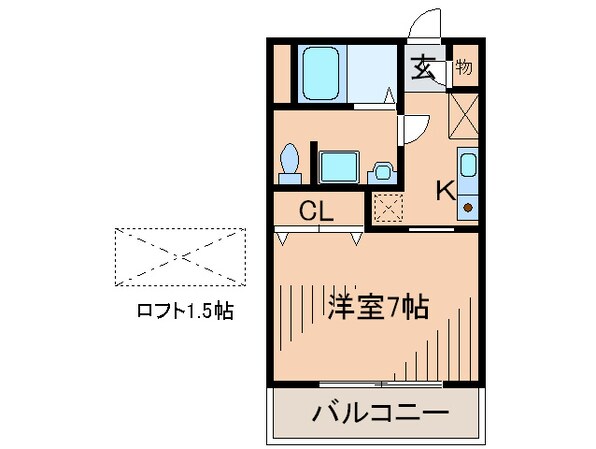 ベルデビエント千里山の物件間取画像